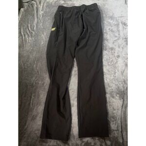 New Balance Liverpool FC Training Pants Black Gold Mens Soccer Joggers LFC 30X33